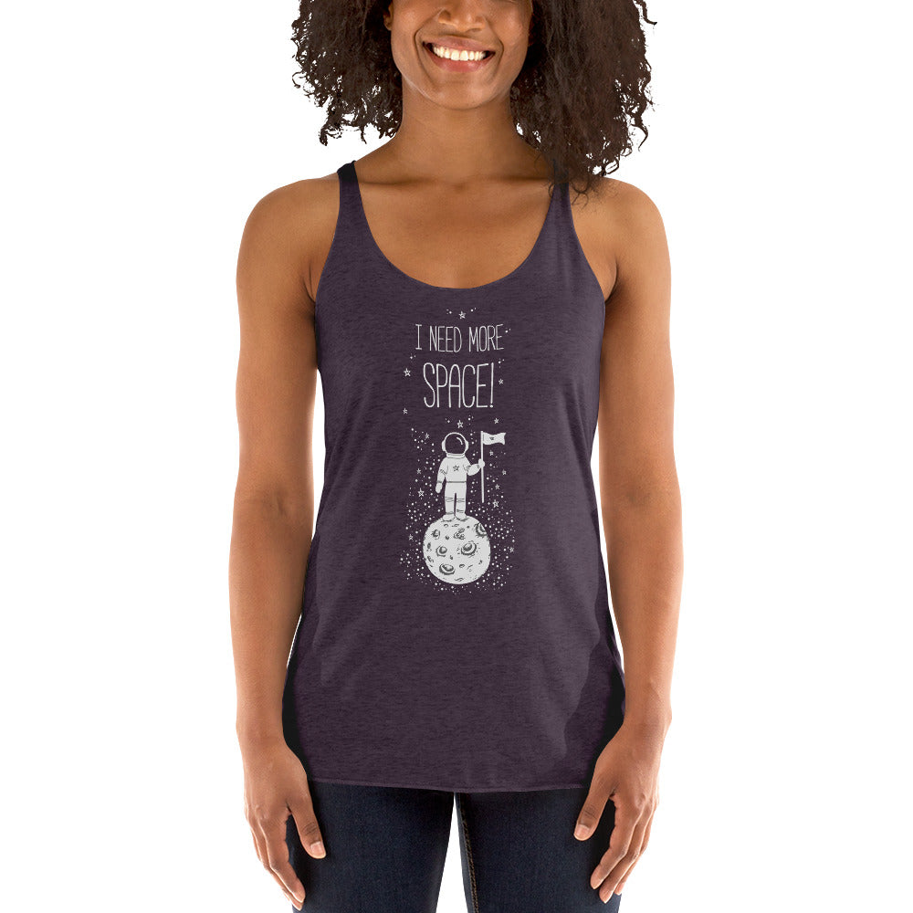 I Need Space (Women's Racerback Tank)